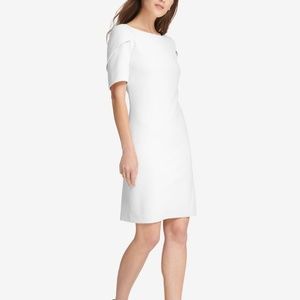 DKNY Puff-Sleeve Sheath Dress